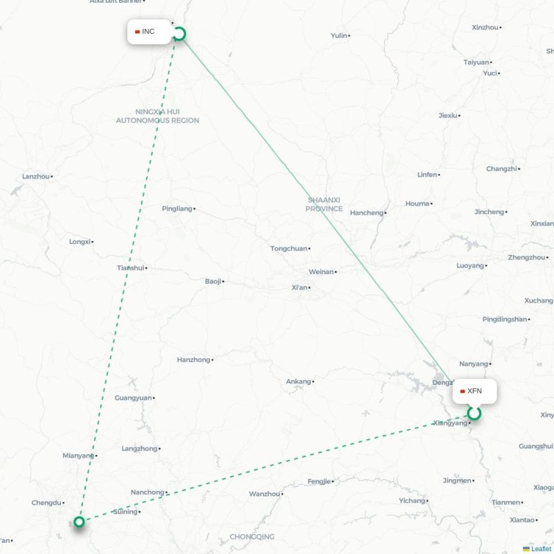 XFN - INC route map