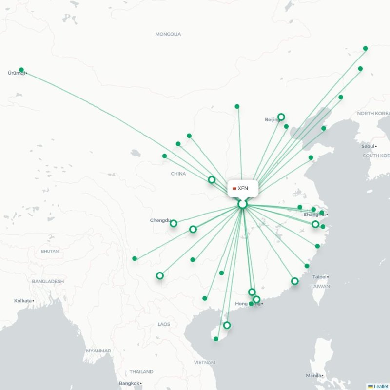 XFN - HET route map
