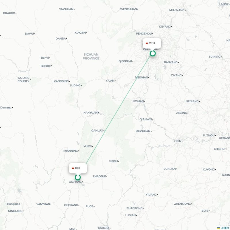 XIC - CTU route map