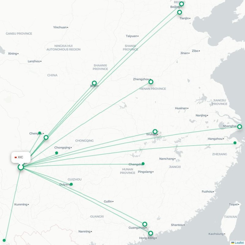XIC - YBP route map