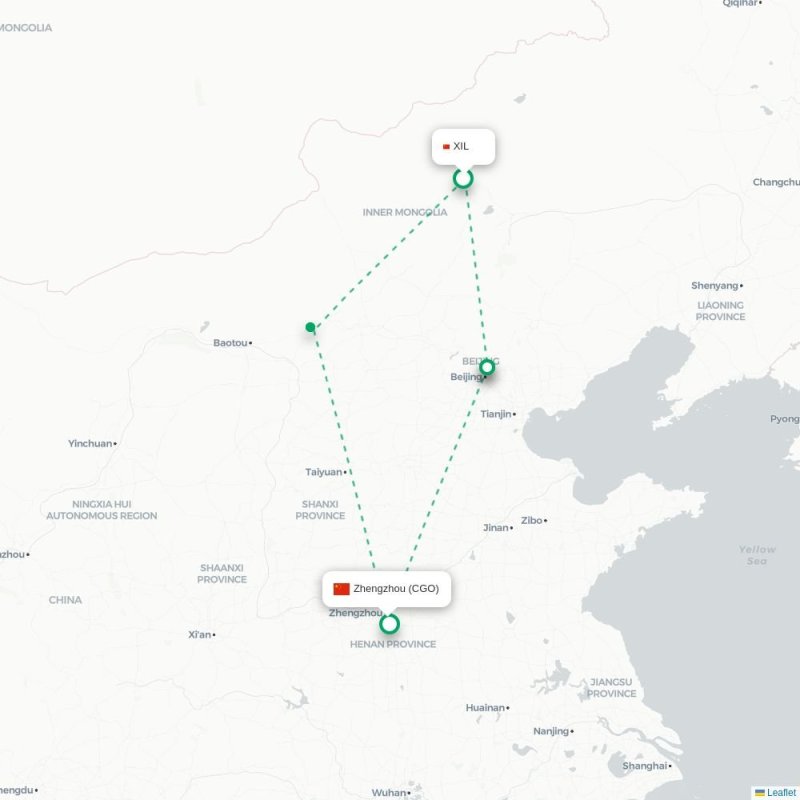 XIL - CGO route map