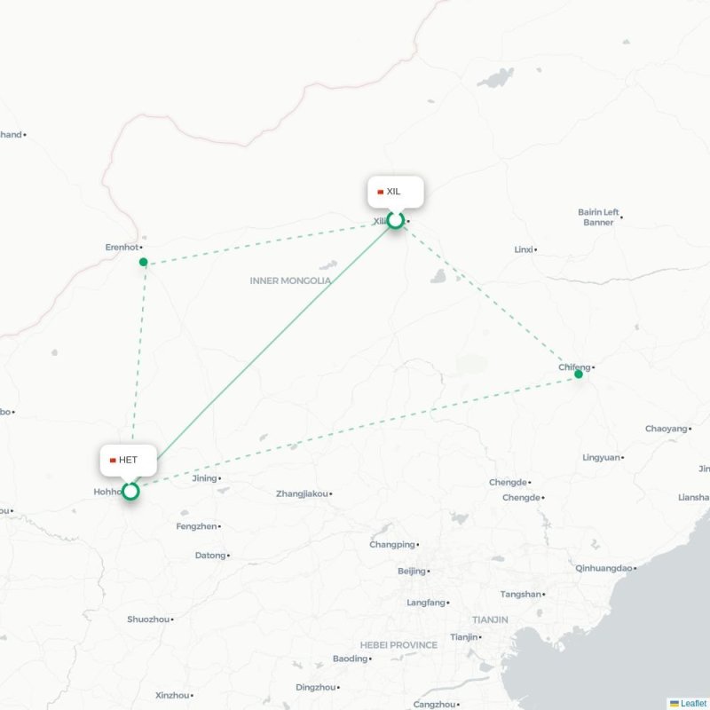 XIL - HET route map