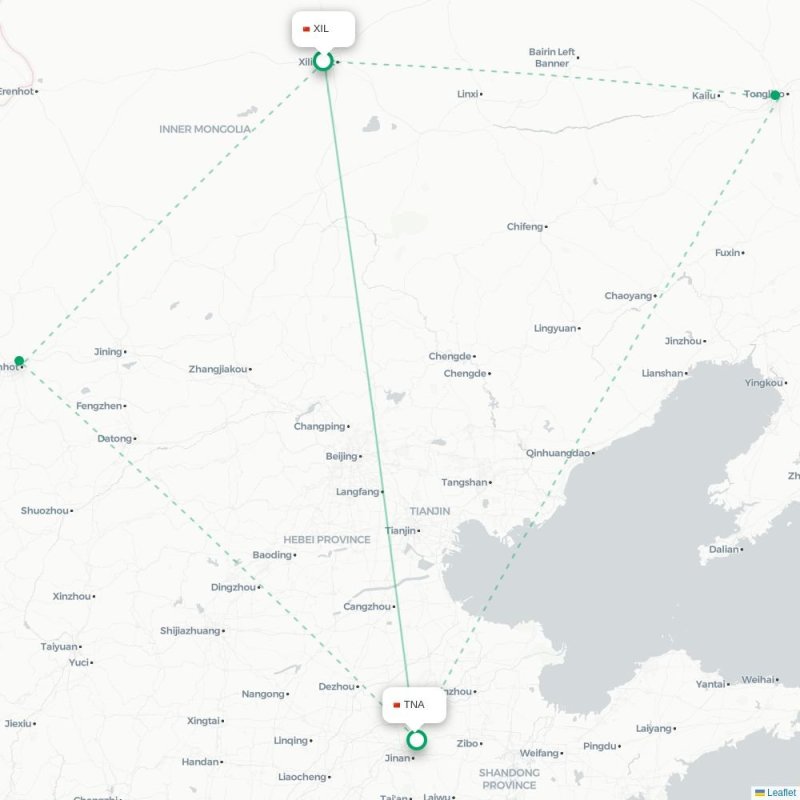 XIL - TNA route map