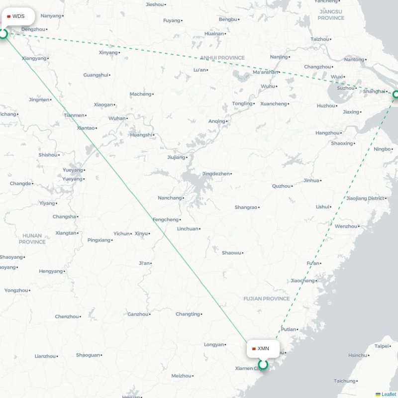 XMN - WDS route map