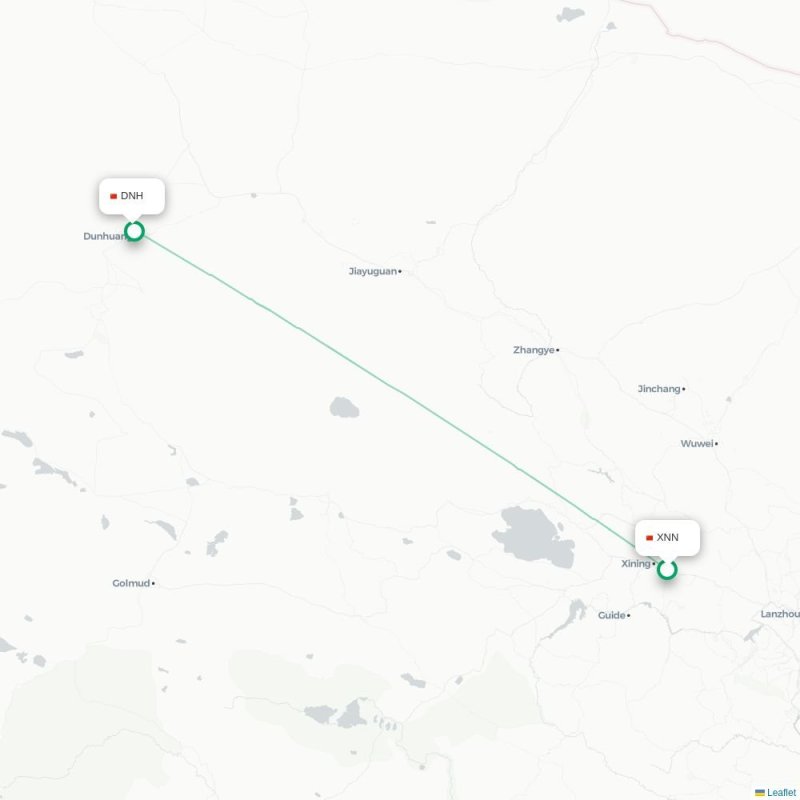 XNN - DNH route map