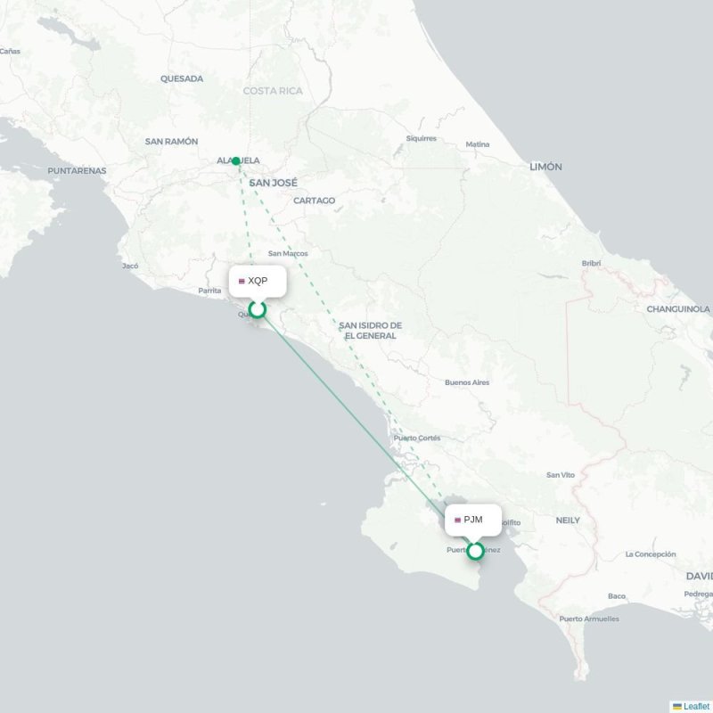 XQP - PJM route map