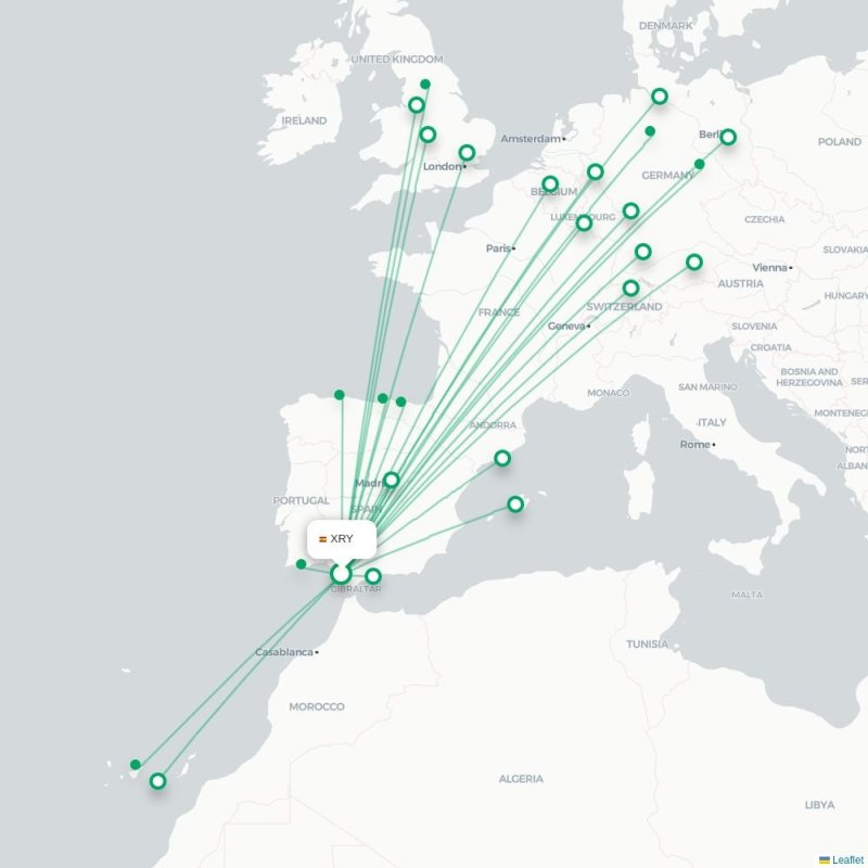 BRN - XRY route map