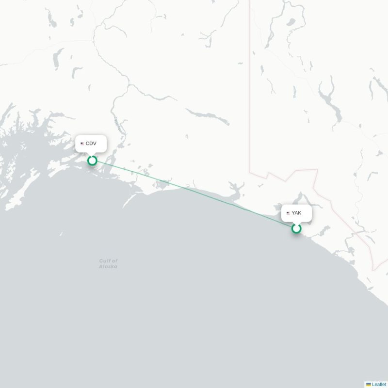 YAK - CDV route map