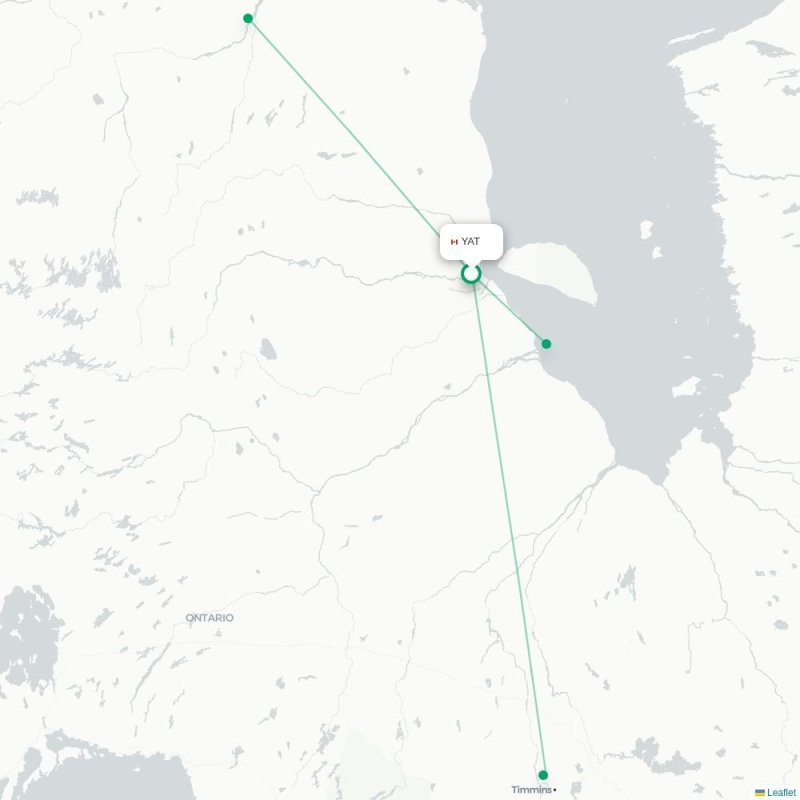 YAT - YPO route map