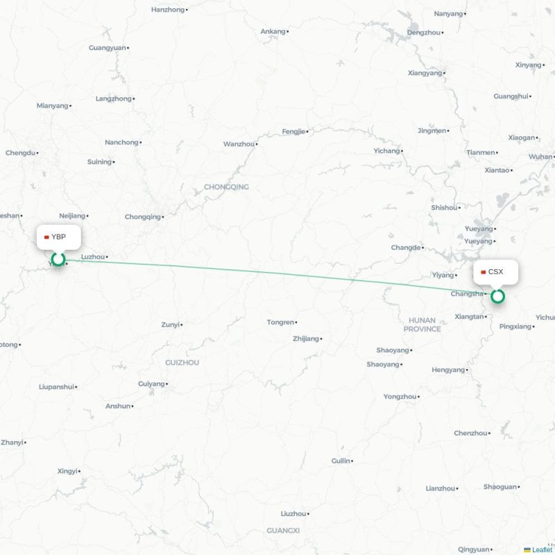 YBP - CSX route map