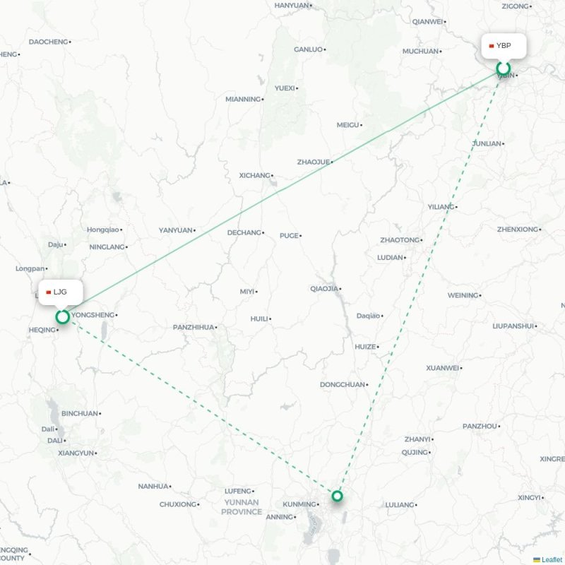 YBP - LJG route map