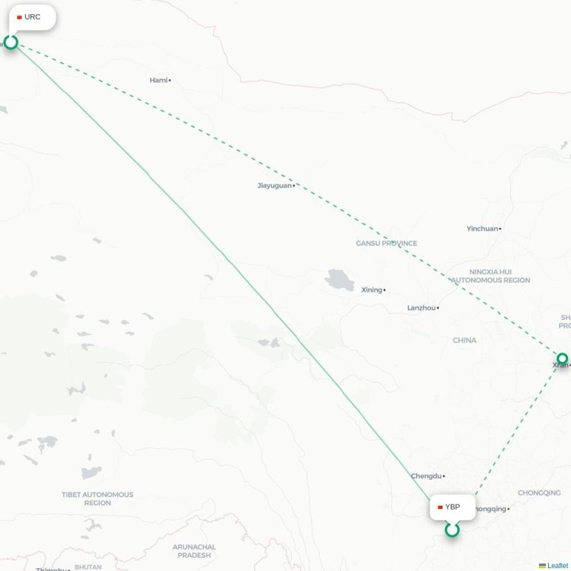YBP - URC route map