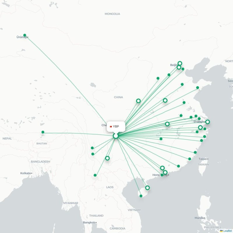 YBP - JJN route map