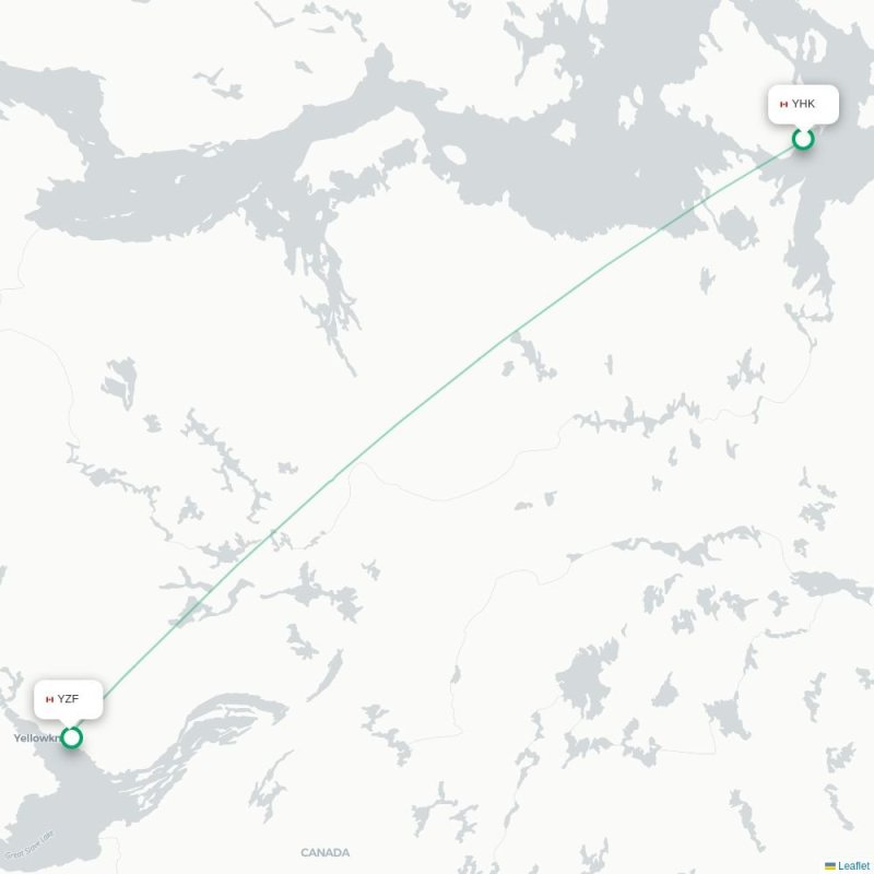 YHK - YZF route map