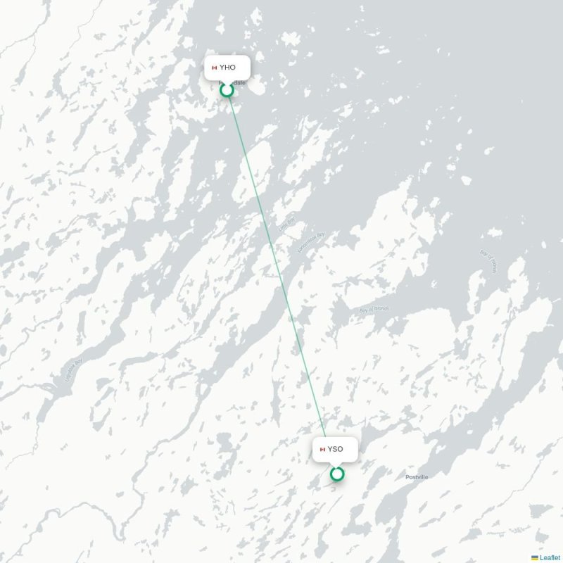 YHO - YSO route map
