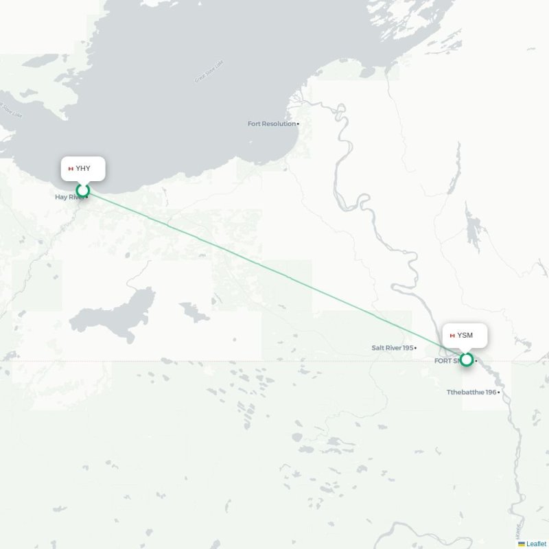 YHY - YSM route map