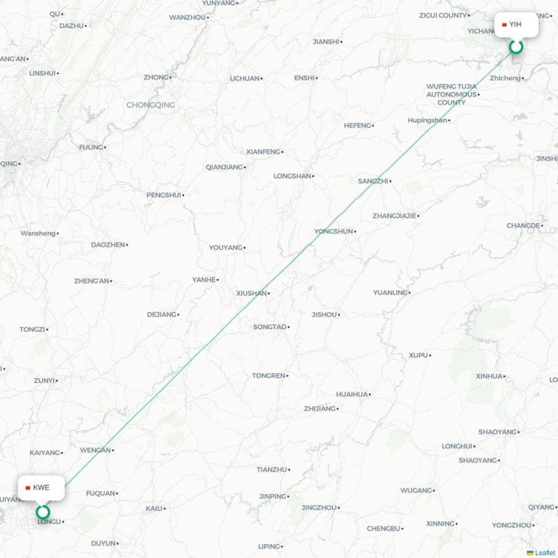 YIH - KWE route map