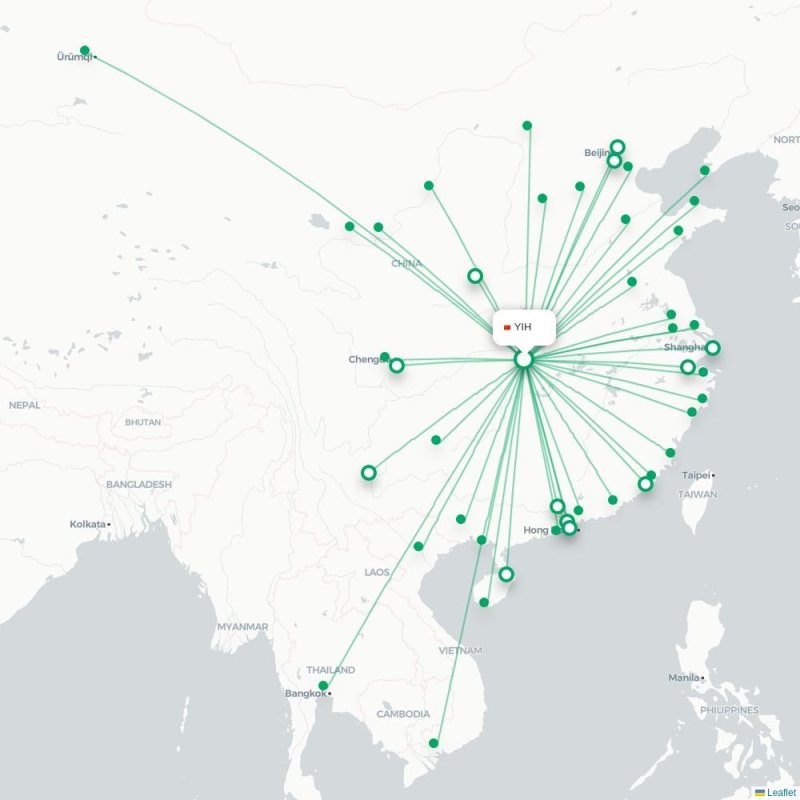 YIH - NTG route map