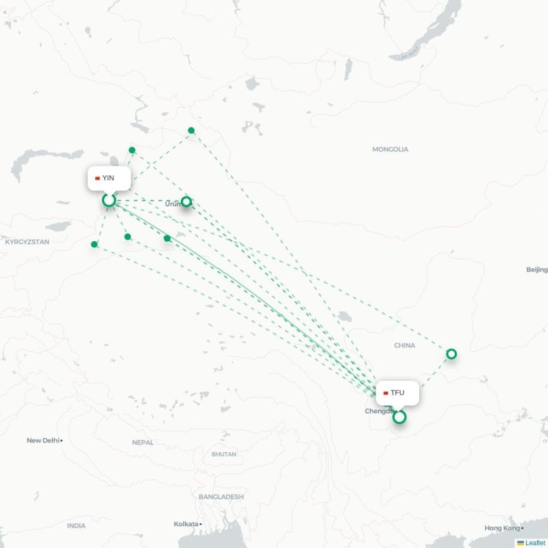 YIN - TFU route map