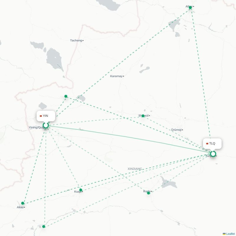 YIN - TLQ route map