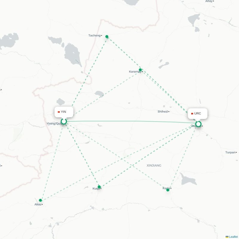 YIN - URC route map
