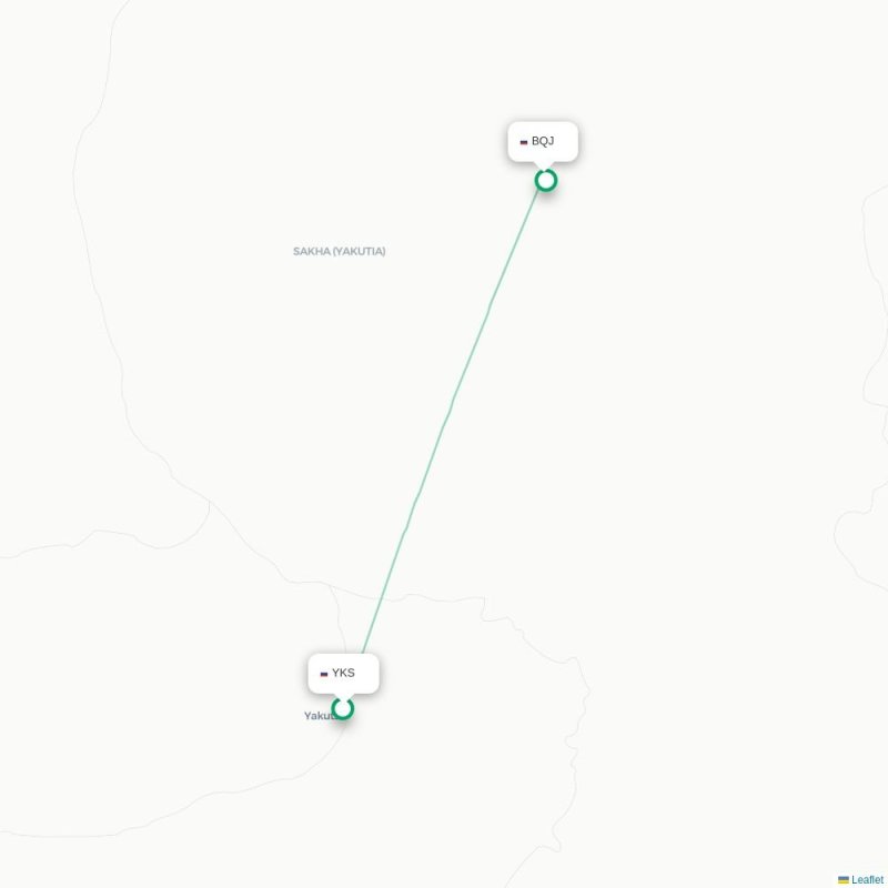 YKS - BQJ route map
