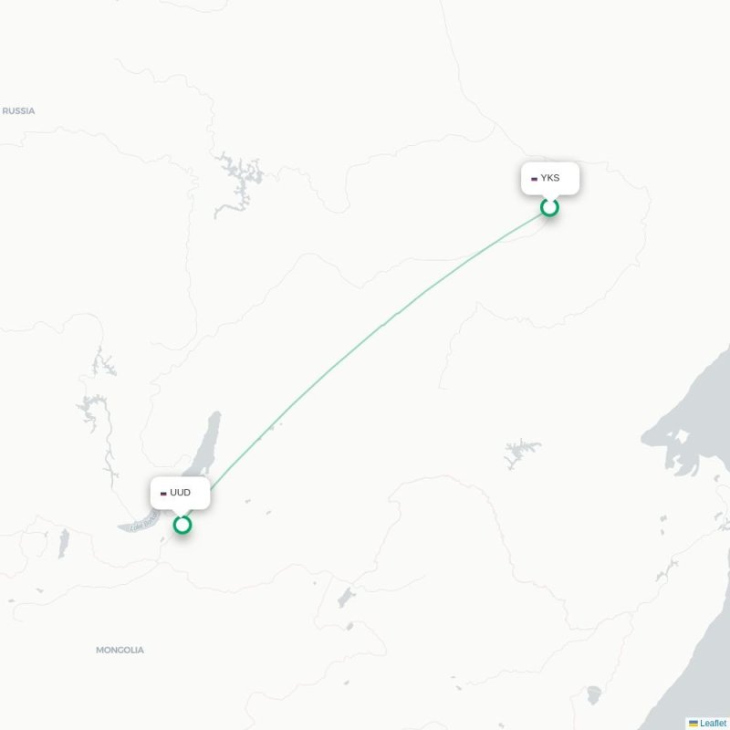YKS - UUD route map