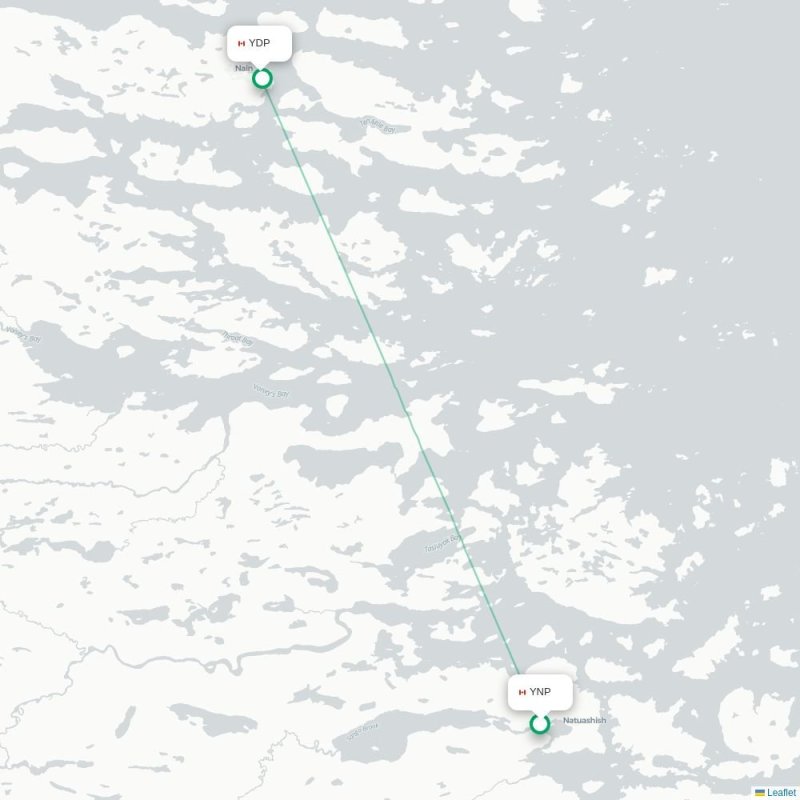 YNP - YDP route map