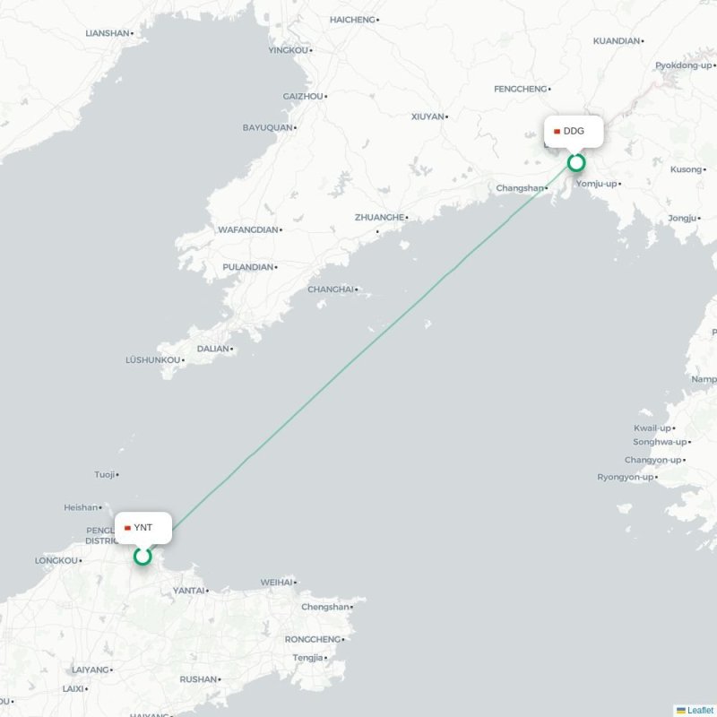 YNT - DDG route map
