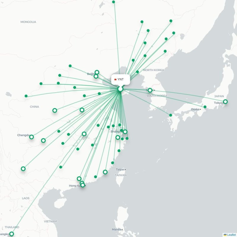 YNT - SHE route map