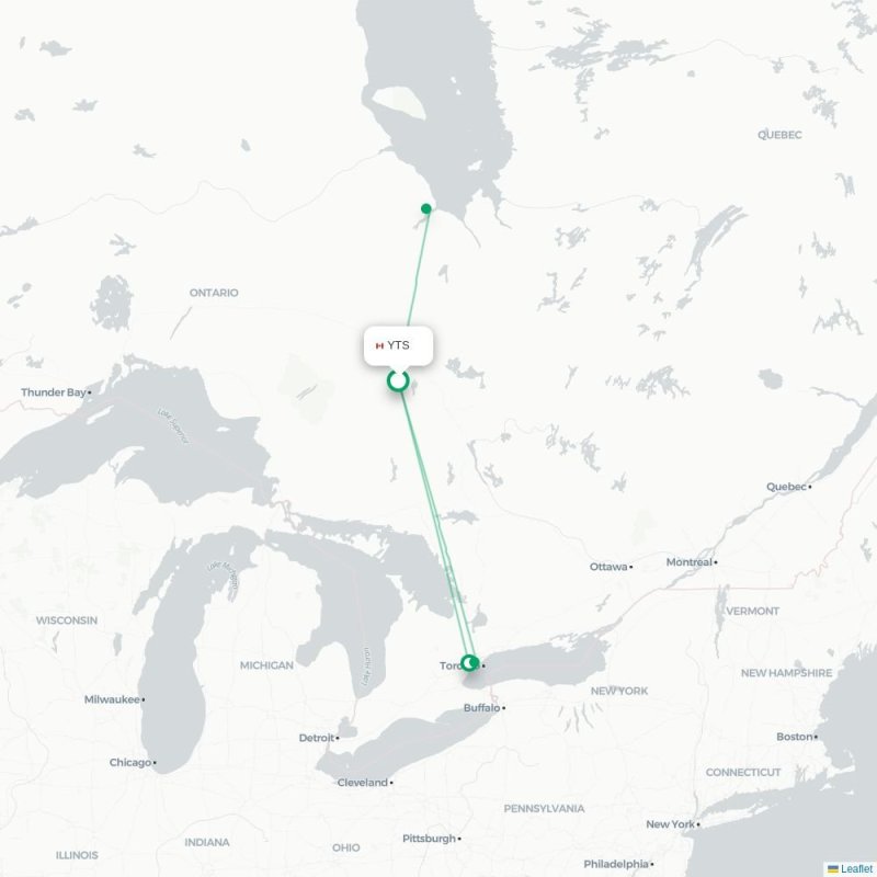 YTS - YAT route map