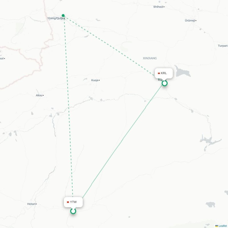 YTW - KRL route map