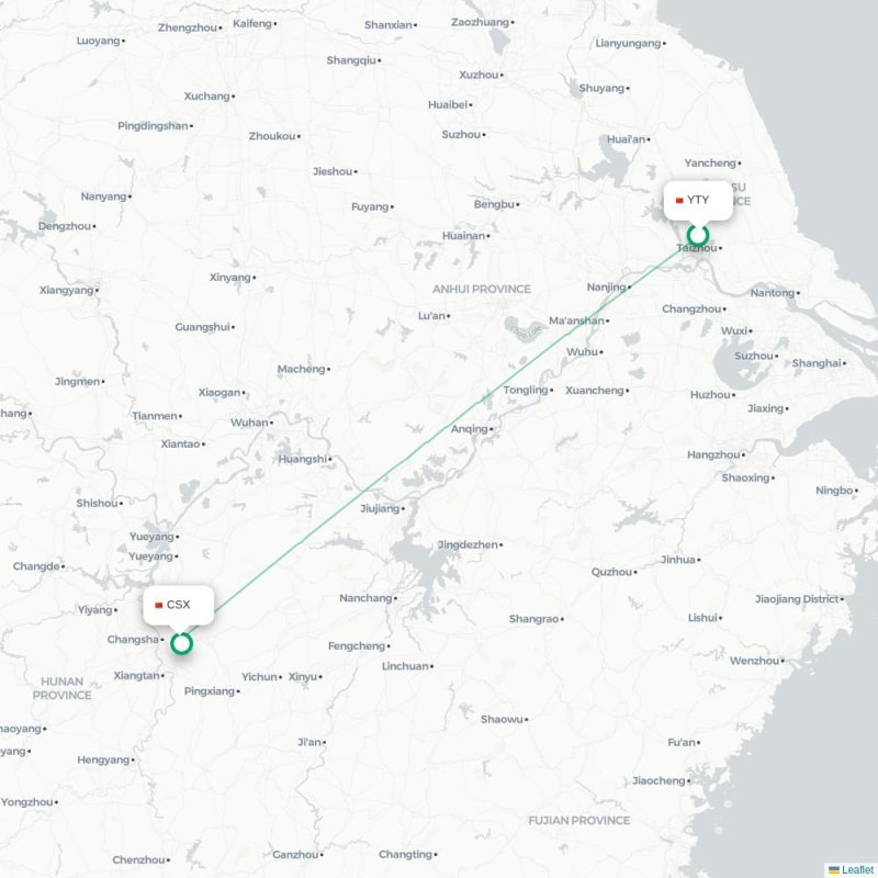 YTY - CSX route map