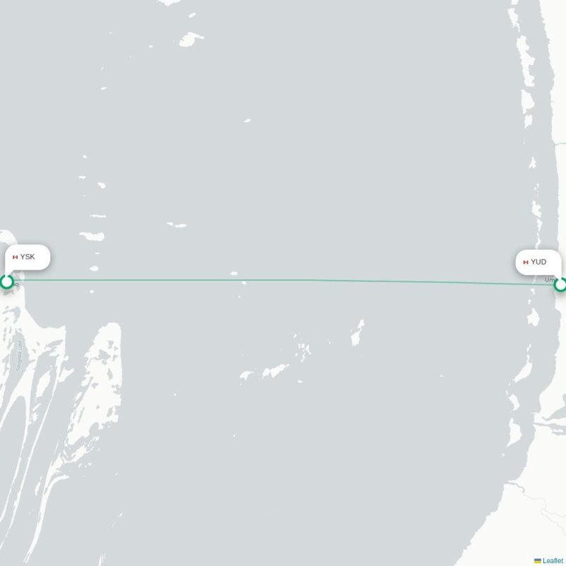 YUD - YSK route map