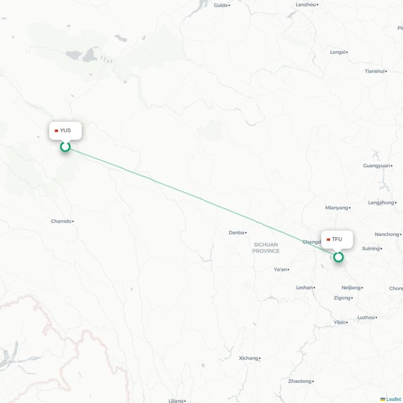 YUS - TFU route map