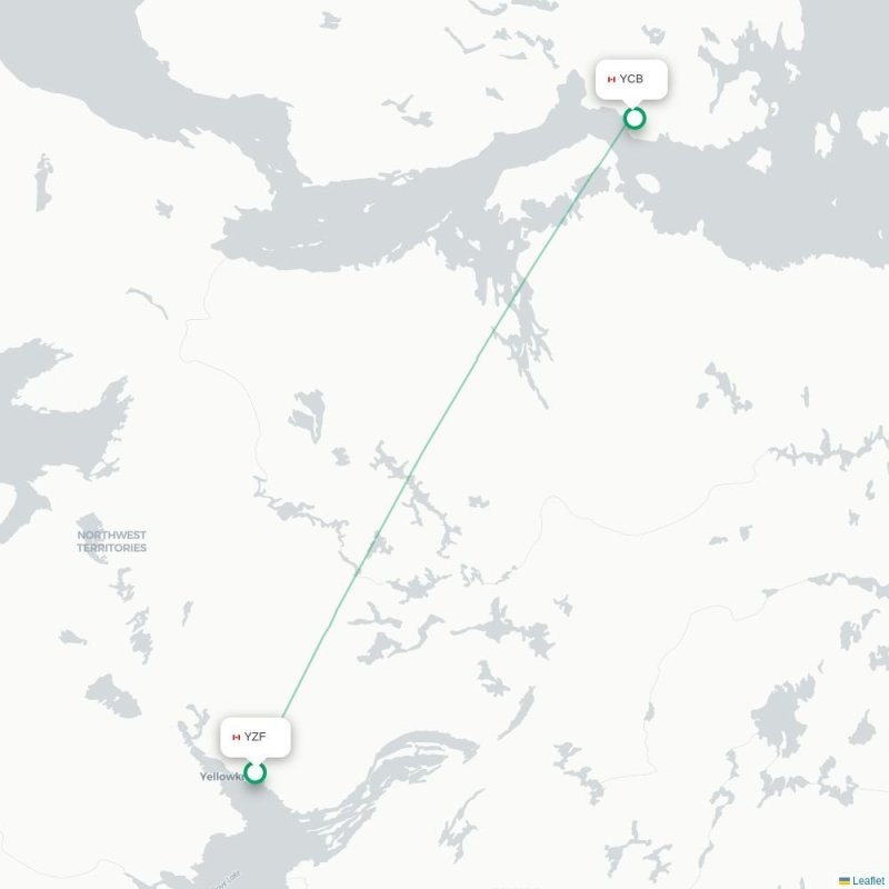 YZF - YCB route map