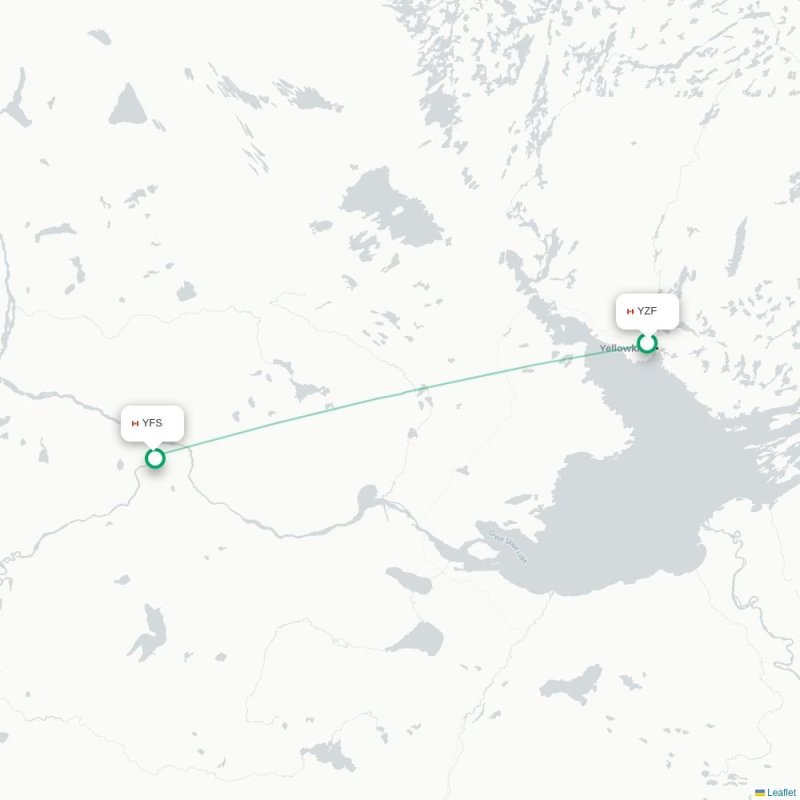 YZF - YFS route map