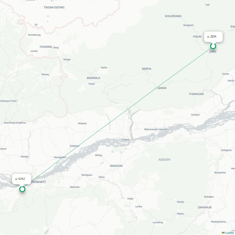 ZER - GAU route map