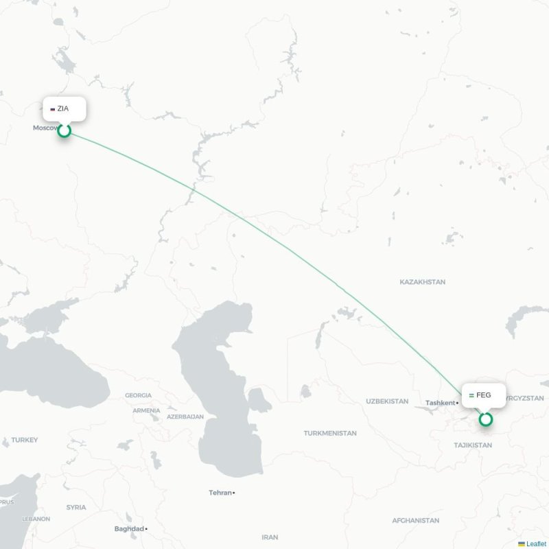 ZIA - FEG route map