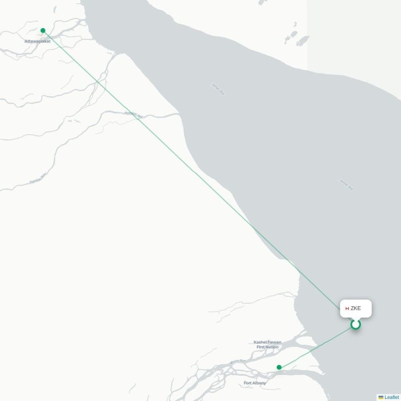 ZKE - YTS route map