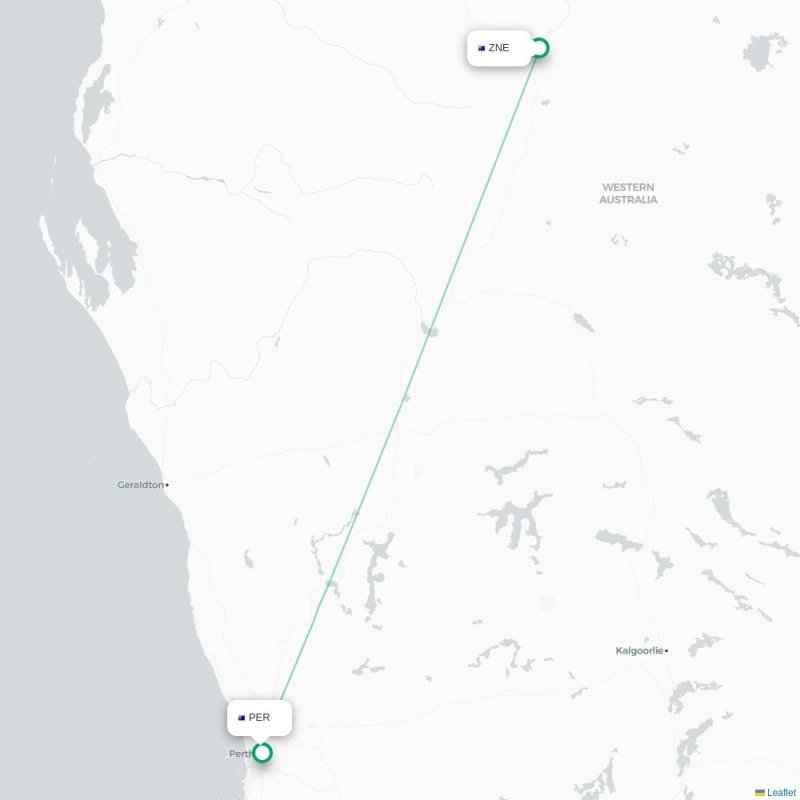 ZNE - PER route map