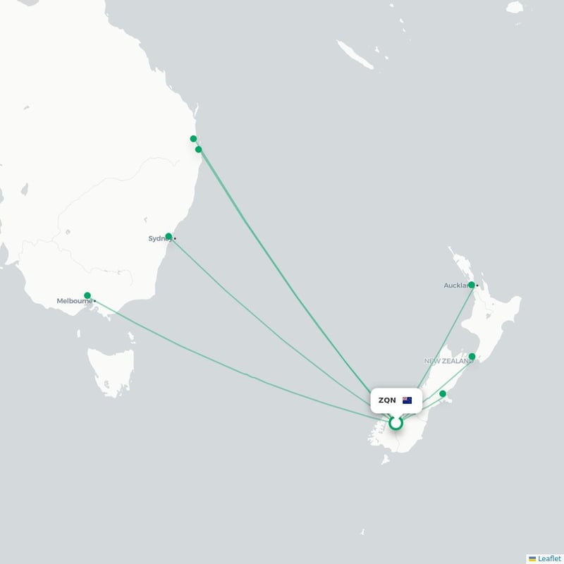 Route map   ZQN 