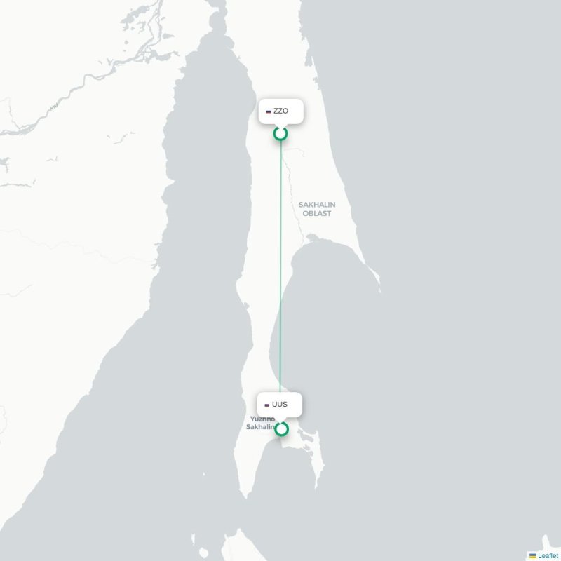 ZZO - UUS route map
