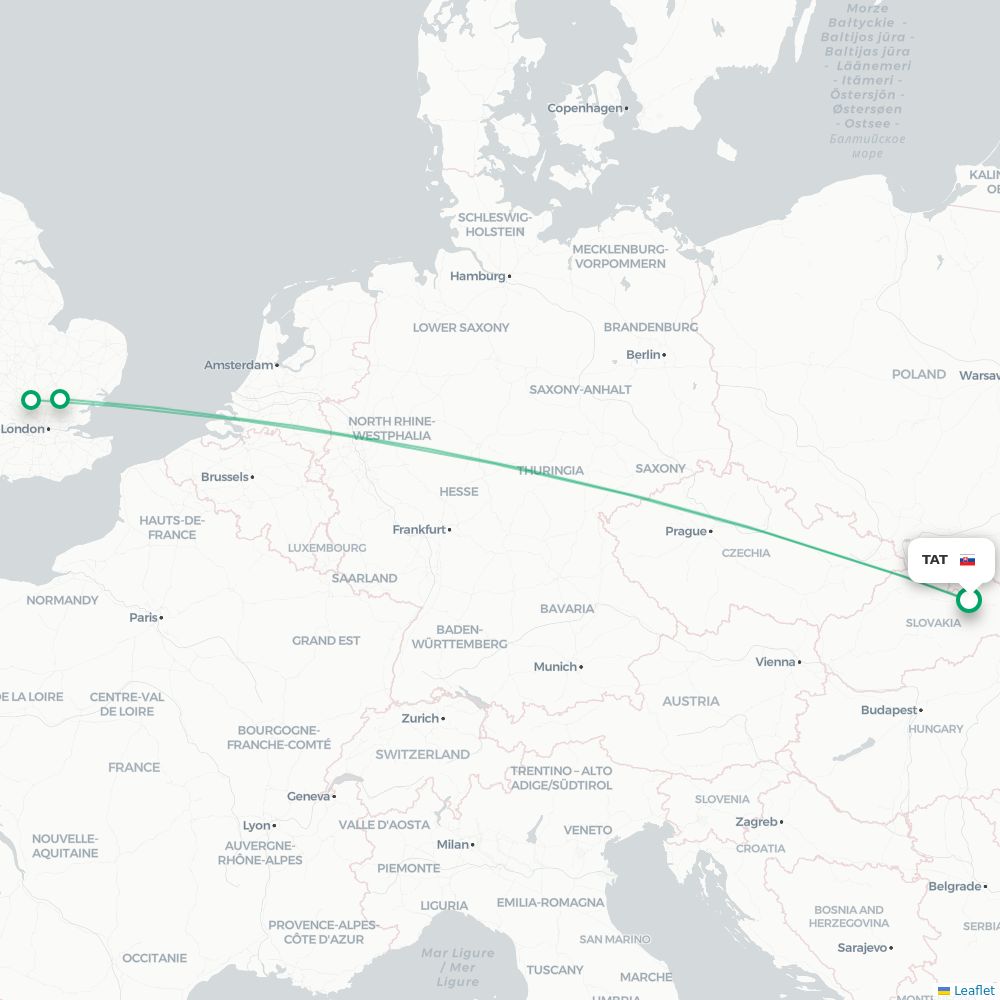 See airport maps of Poprad/Tatry (TAT) | eoob.co.nz